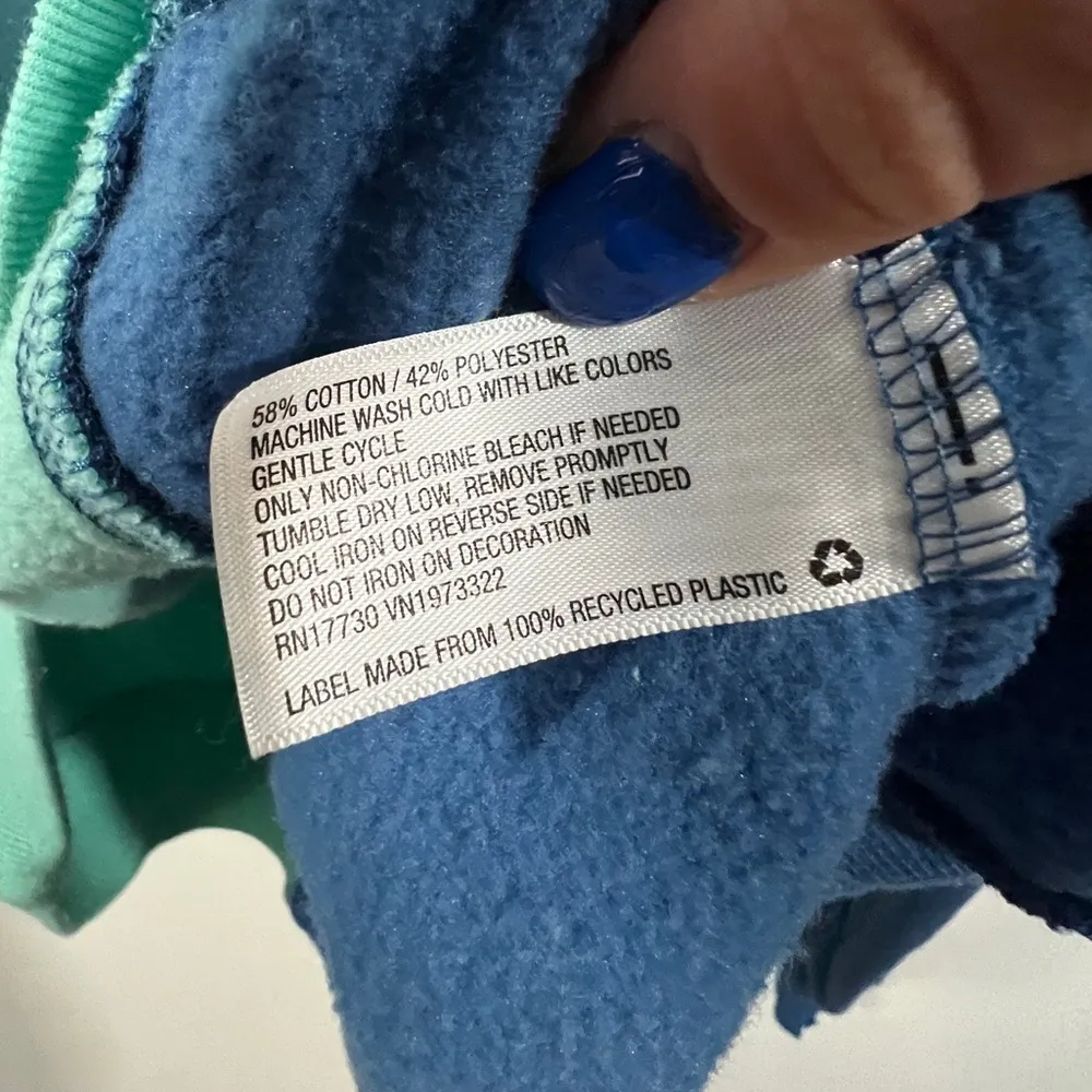 Wild Fable Sweatshirt Retro Niagara Falls Oversized Fleece Colorblock Unisex - Image 6