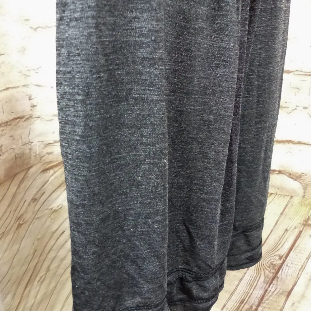 Lululemon Run Back on Track Tank Womens 4 Black Gray Missing Pads Yoga Run Sport - Image 11