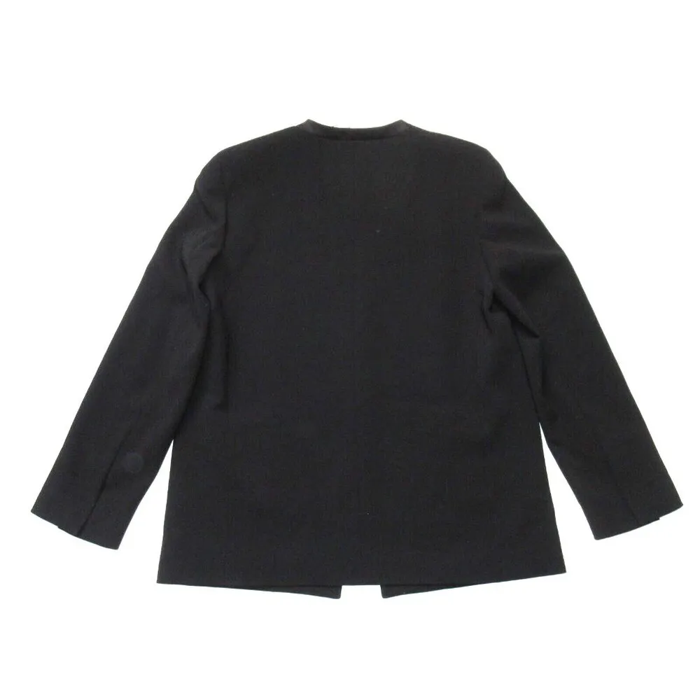 NWT Theory Clean Tux Jacket in Black Admiral Crepe Blazer 10 - Image 5