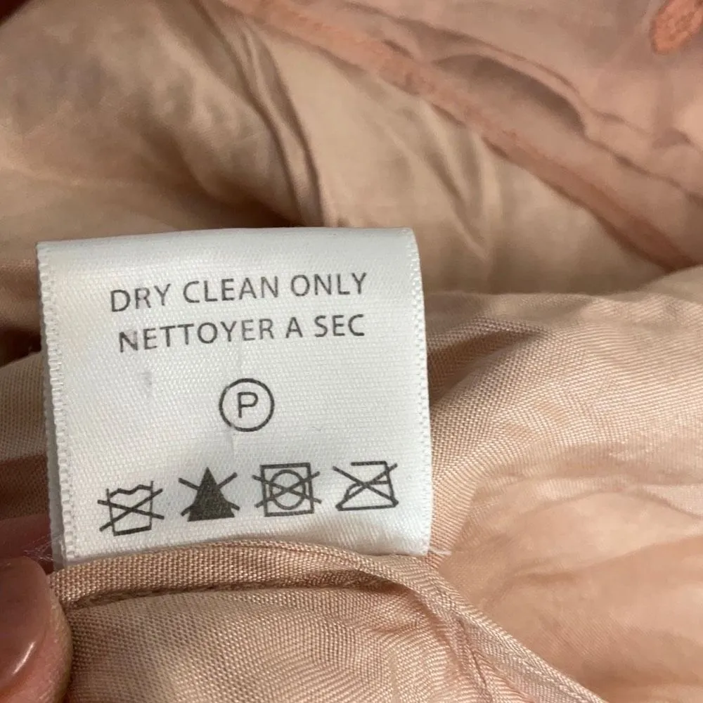 Yohana  Baraschi Women's Celestine Rose Quartz Silk Organza Dress Brown/Tan 8 - Image 11