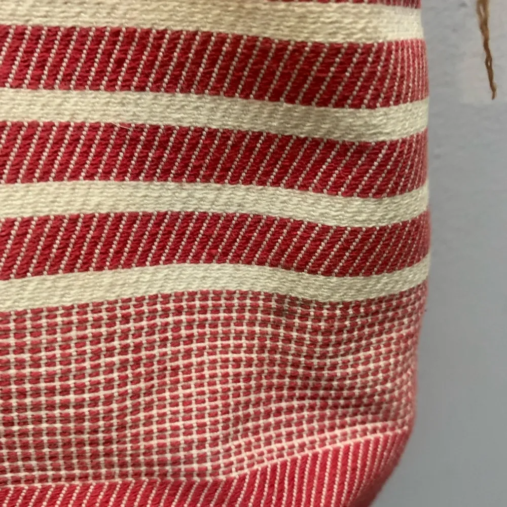 Ralph Lauren Striped Cotton Canvas Purse/Tote - Image 6