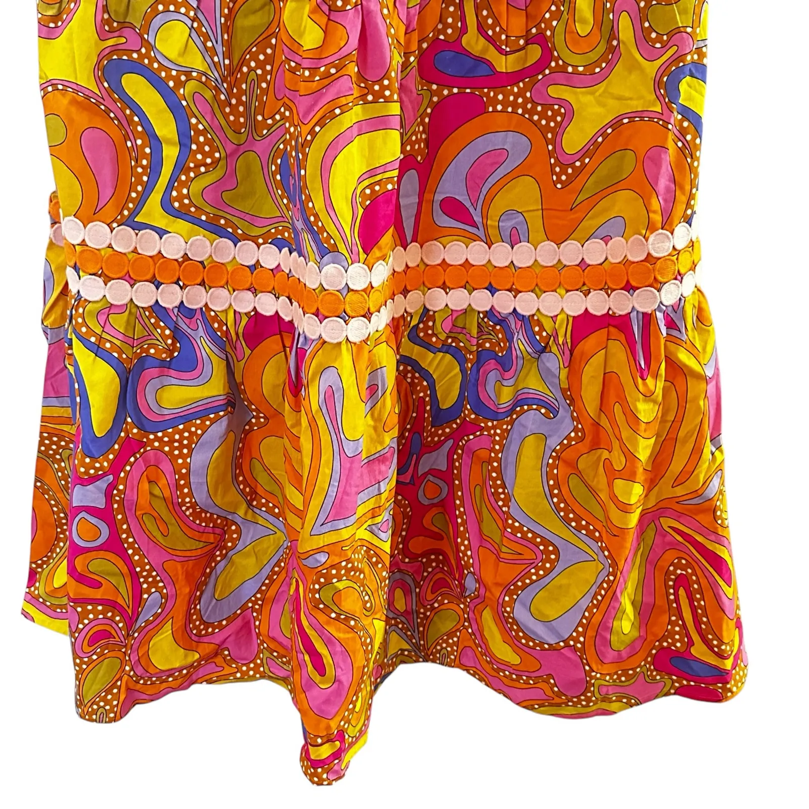 CeliaB Magnolia Dress Orange Size L - Image 6