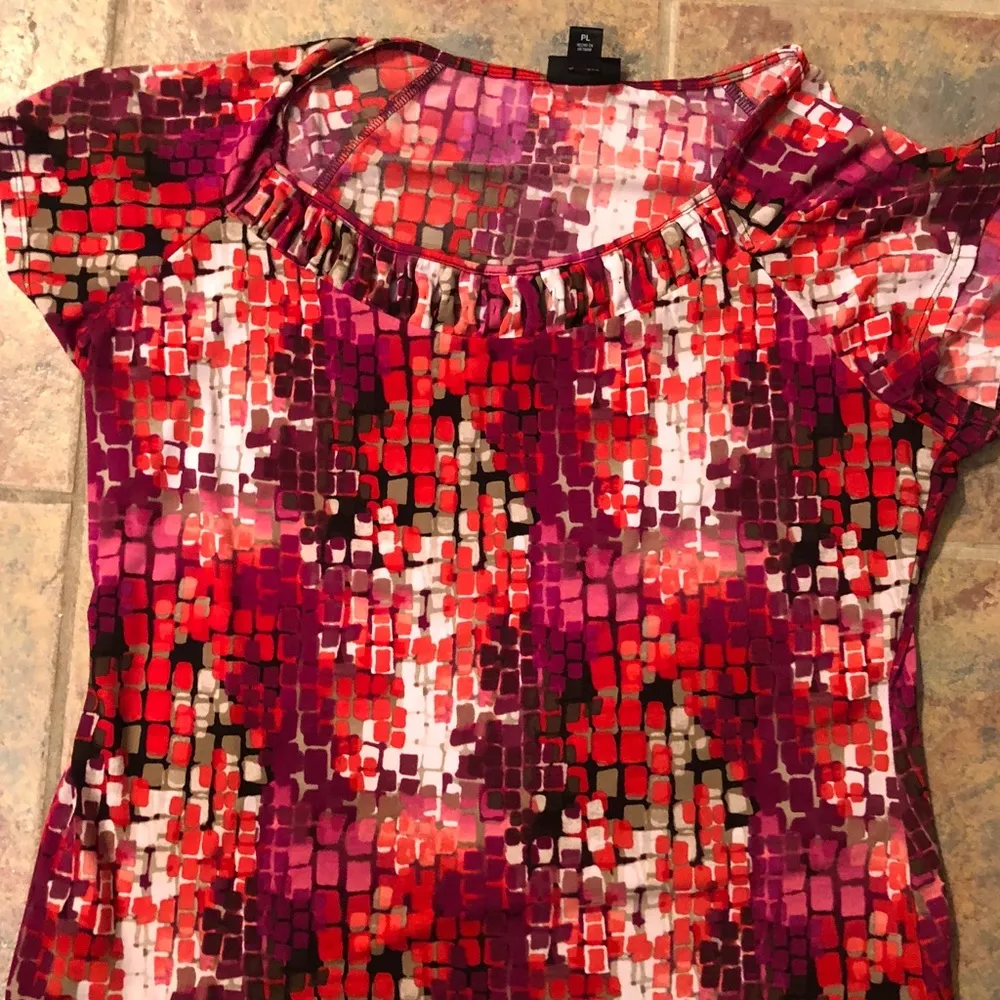 EAST 5th Large Petite patterned dress top - Image 3