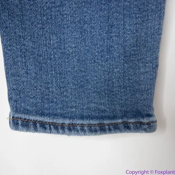 Madewell‎ Mid Rise Skinny Crop Jeans in dewey wash, size 25, AJ173 - Image 10