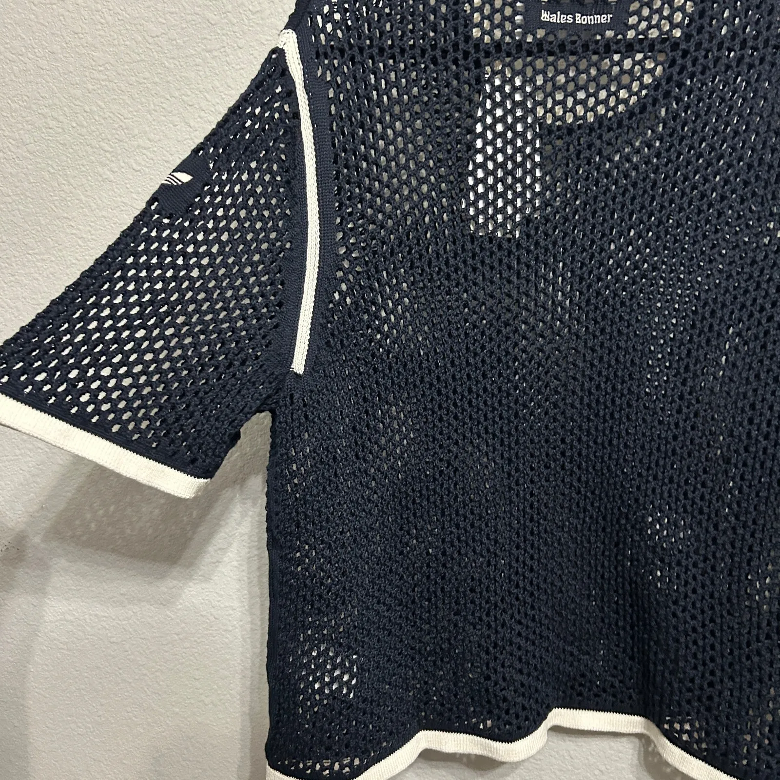 NEW Adidas x Wales Bonner Knit Tee Night Indigo & Wonder White Sz XL Urban Luxe - Image 11