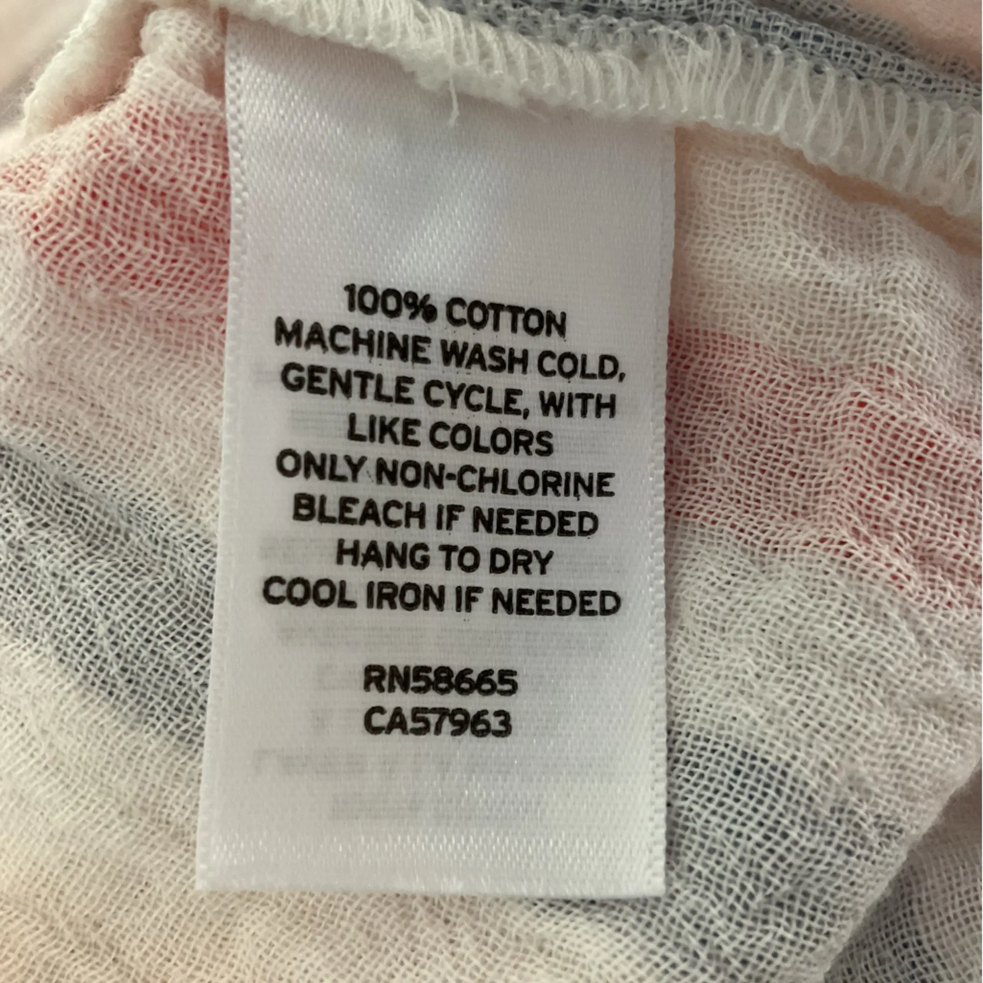 NWT CASLON STRIPE COTTON GAUZE POPOVER TOP IN PINK BEACH RED NAPA STRIPE Sz 2X - Image 7