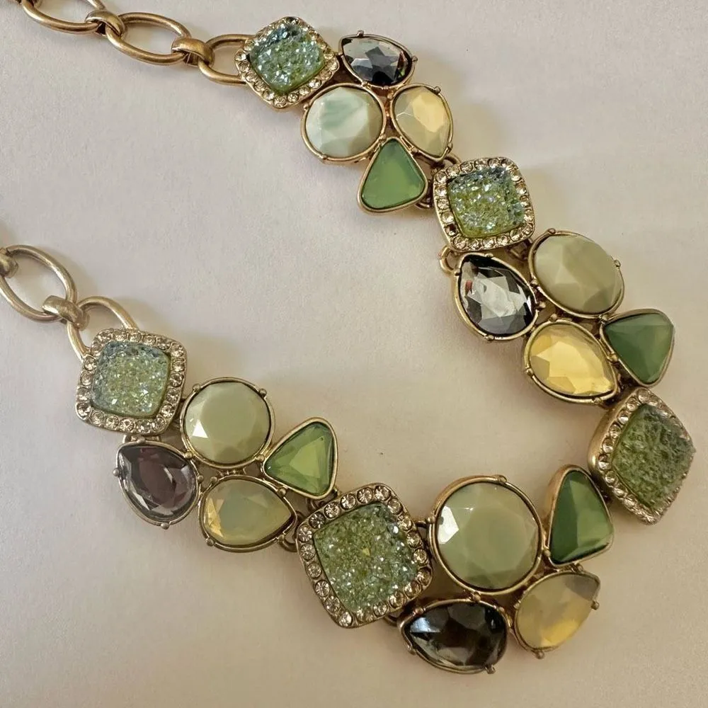 Lonna & Lilly green rhinestone necklace - Image 12