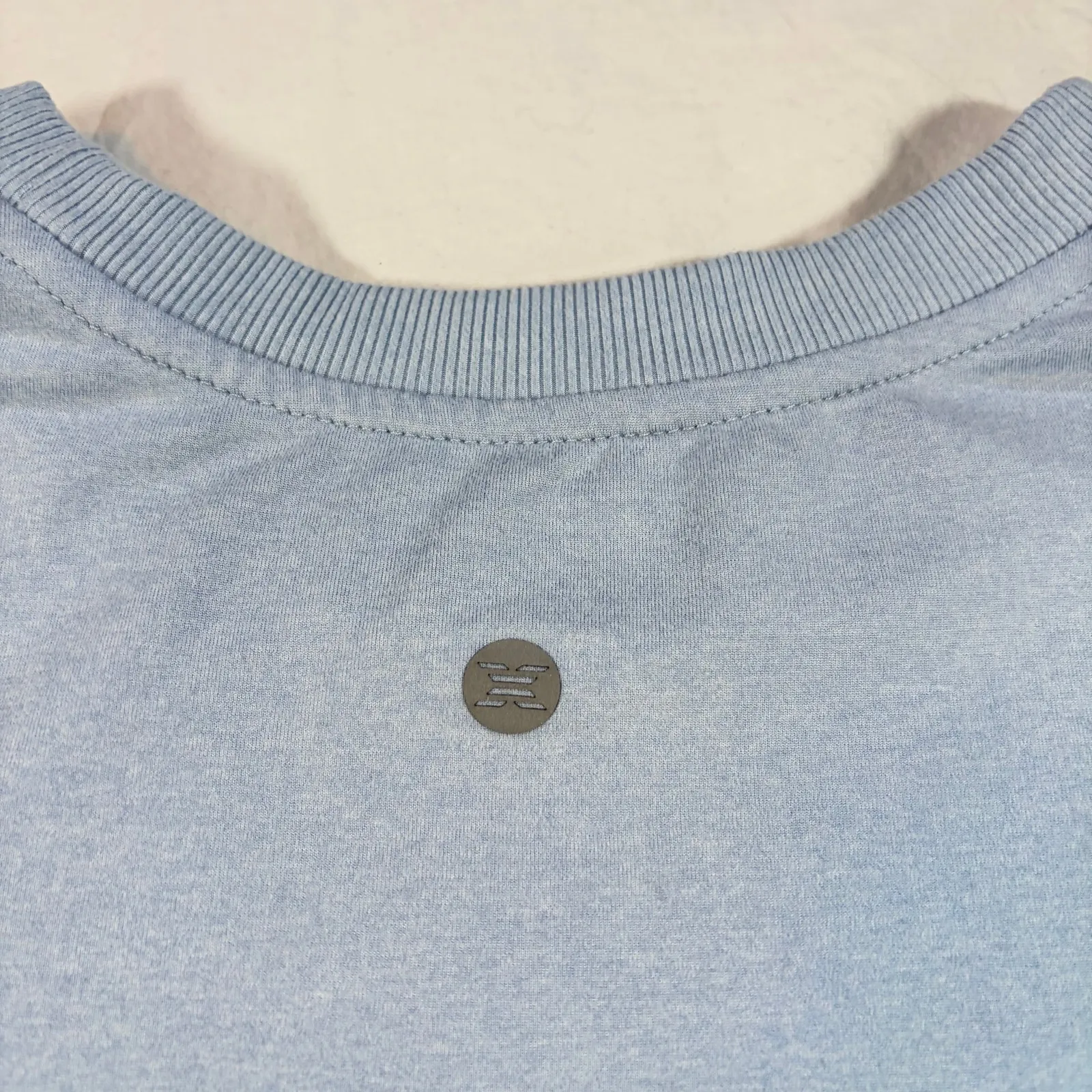 RBX womens long sleeve tunic length activewear shirt. Blue. Size XS. workout Blue - Image 2