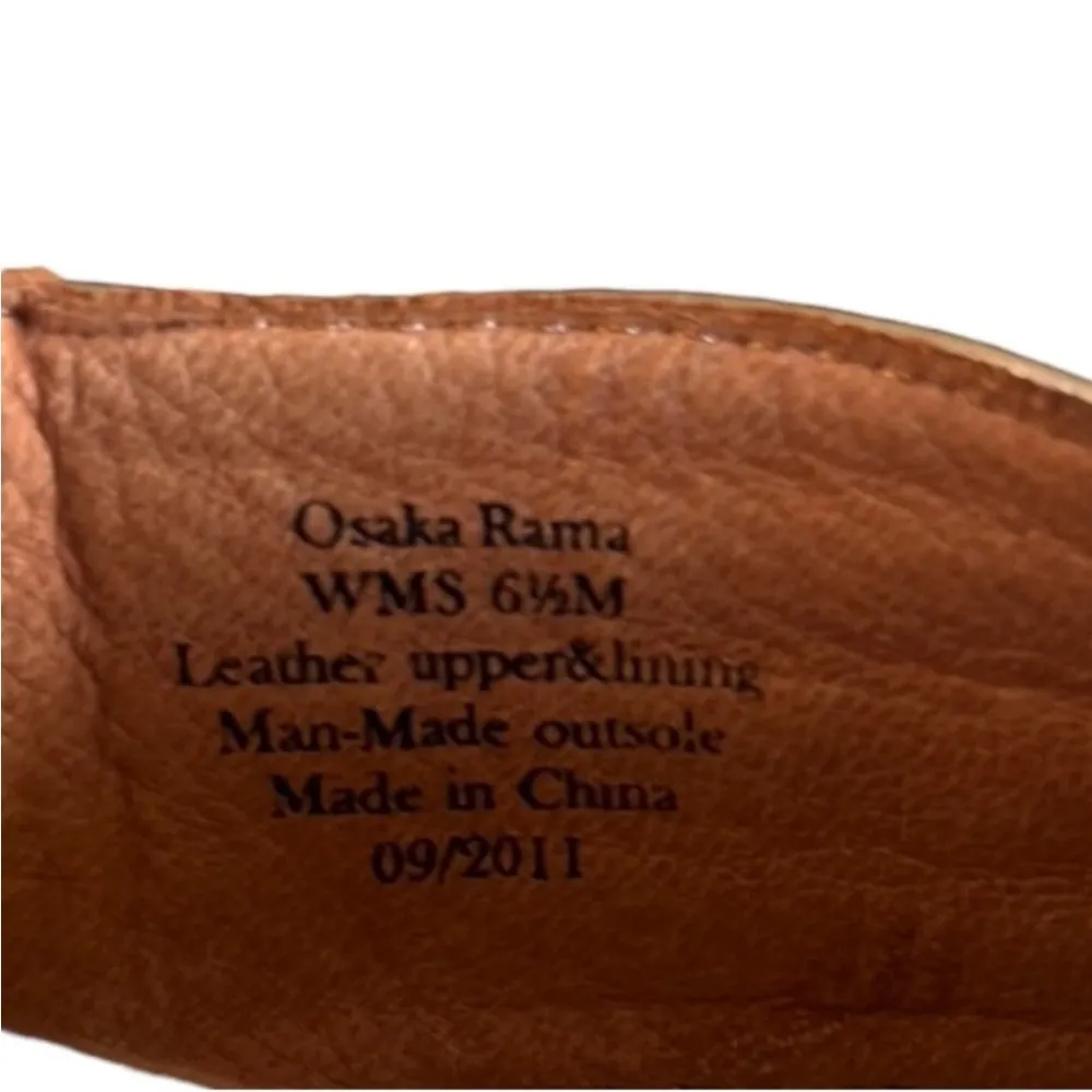 EUC Gentle Souls Leather Osaka Rama Heeled
Sandals Gold Size 6.5 - Image 8