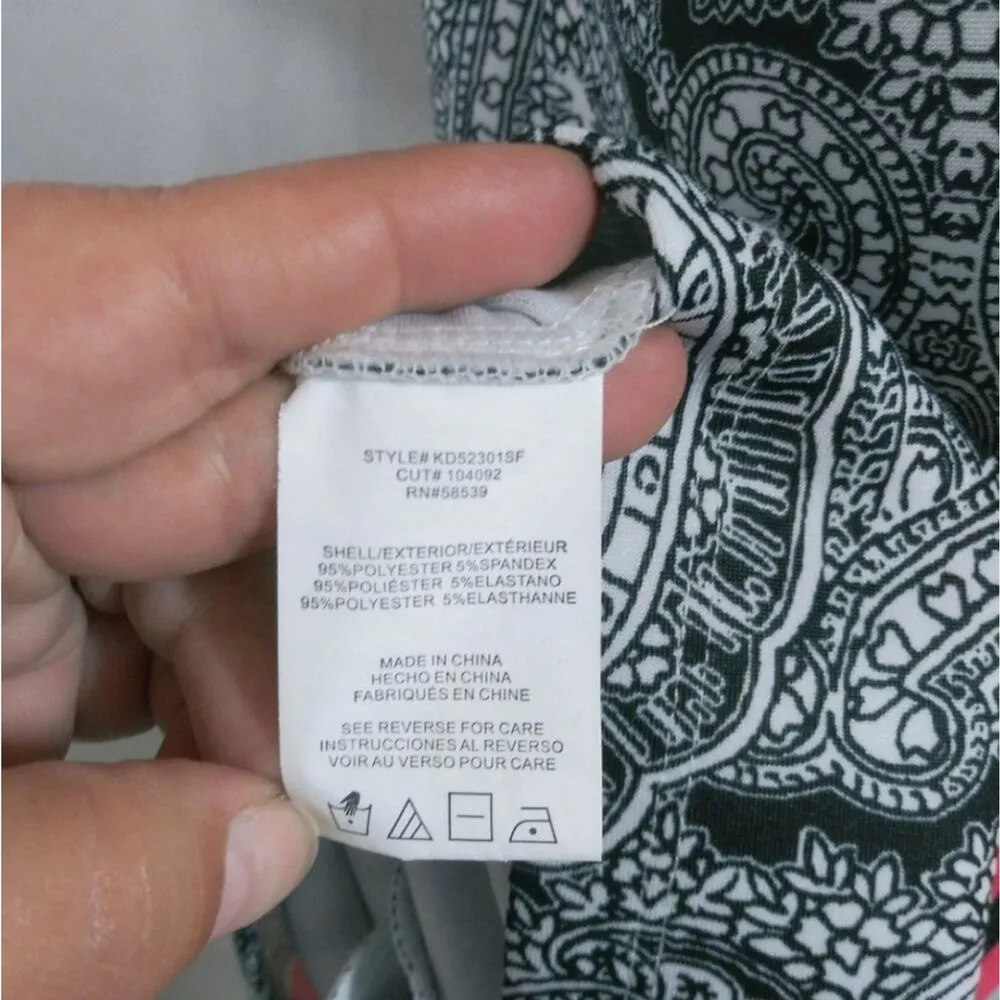 Kut from the Kloth Alicea Ponte Geometric Contemporary Dress Size 10 - Image 7