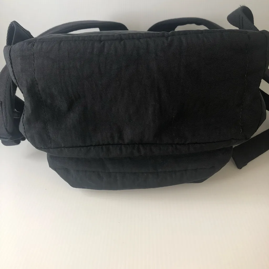 Kipling Black Seoul Small Tablet Backpack Nylon Silver Zipper Preppy Classic - Image 6