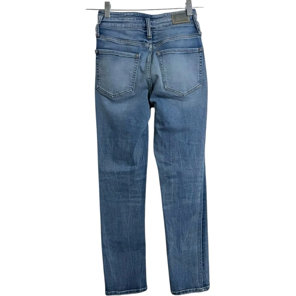 BKE Buckle Billie Ankle Straight High Rise Stretch Cuffed Jean size 25 - Image 7