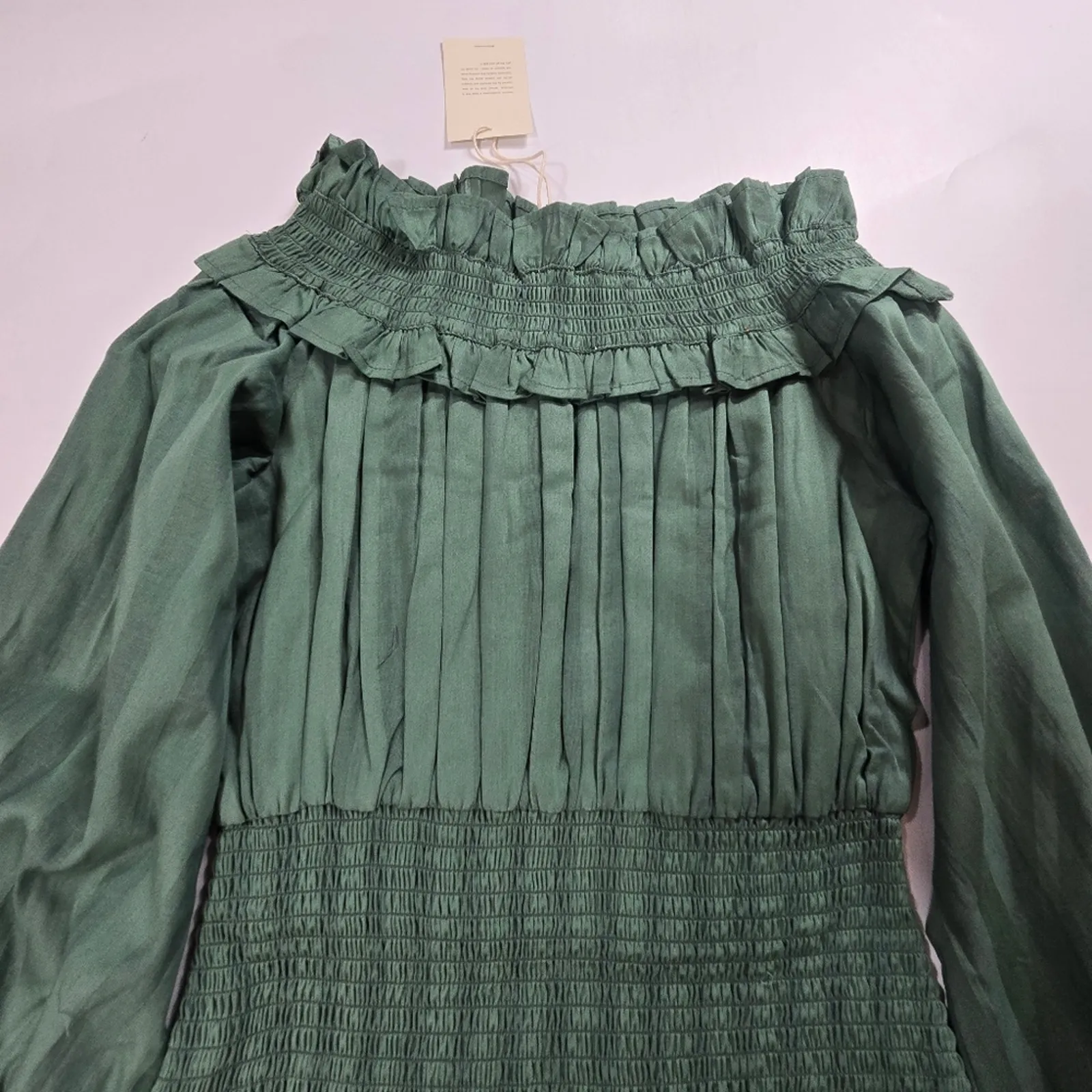 Tularosa Melody Dress in Sage Green Medium - Image 10