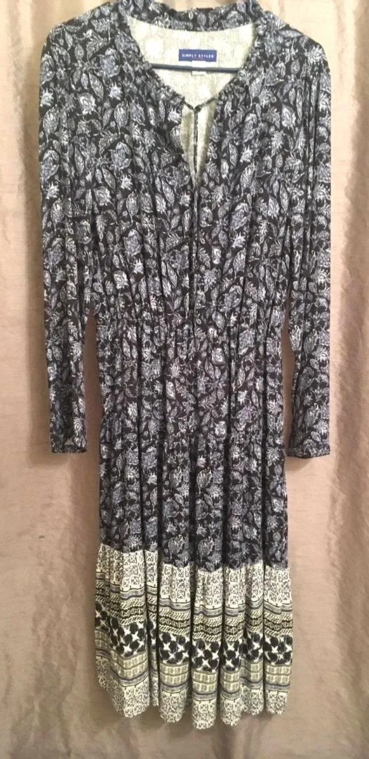 Maxi Long Sleeve Dress - Image 2