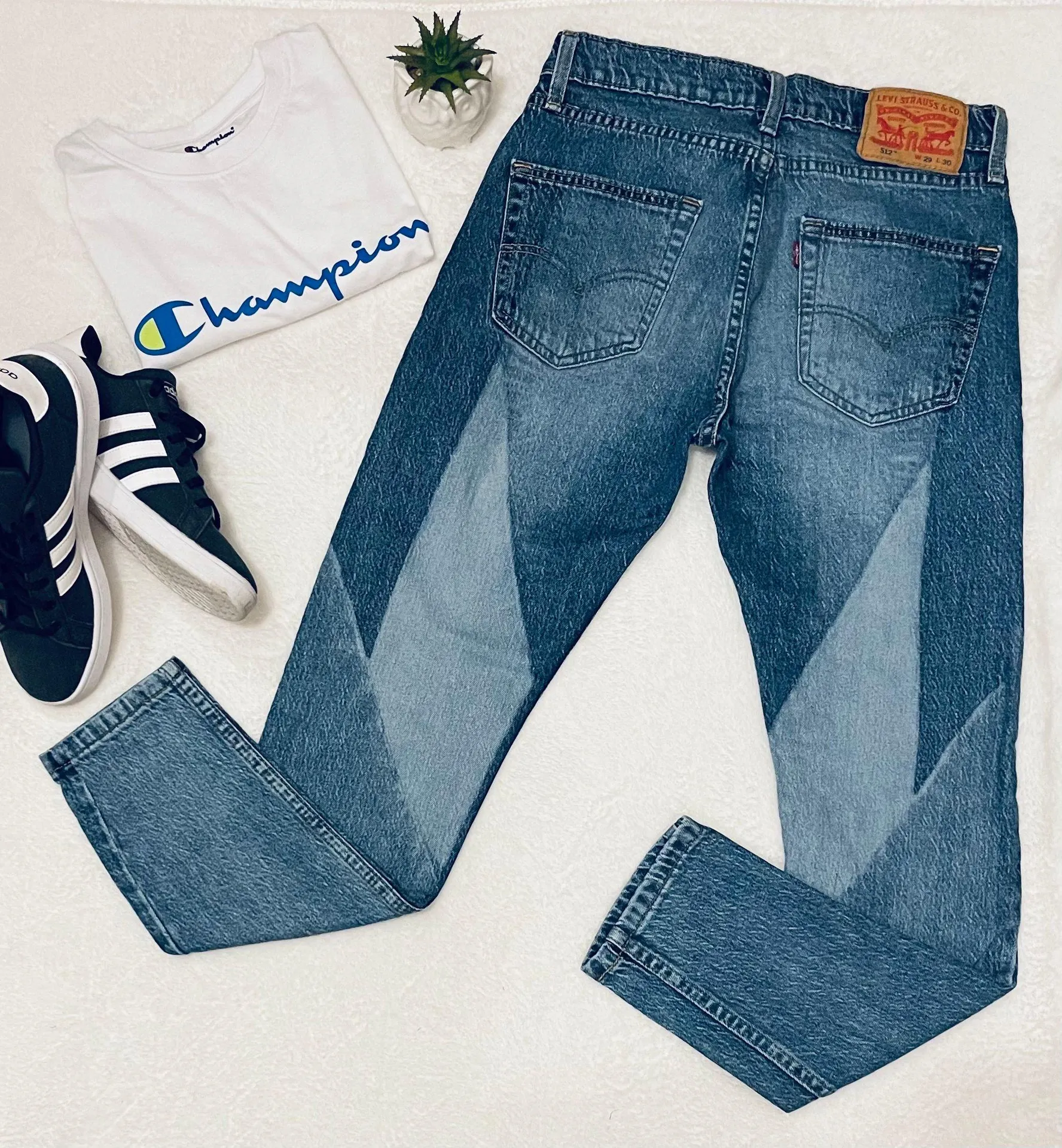 Levi’s Vintage  512's Patchwork Pattern - Image 5