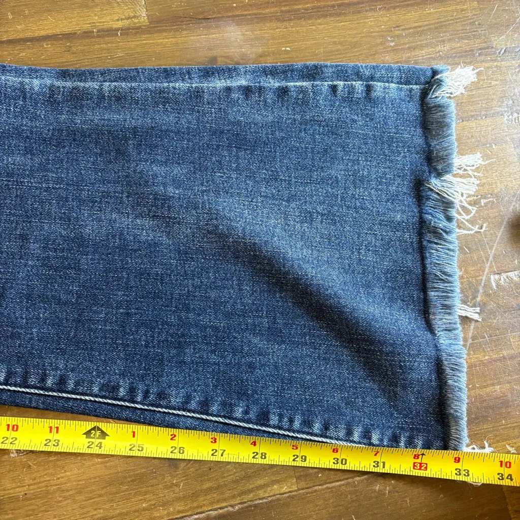 Judy Blue Call The Shots Mid Rise Jeans Flare Stretch Frayed Distressed 15 32 - Image 11