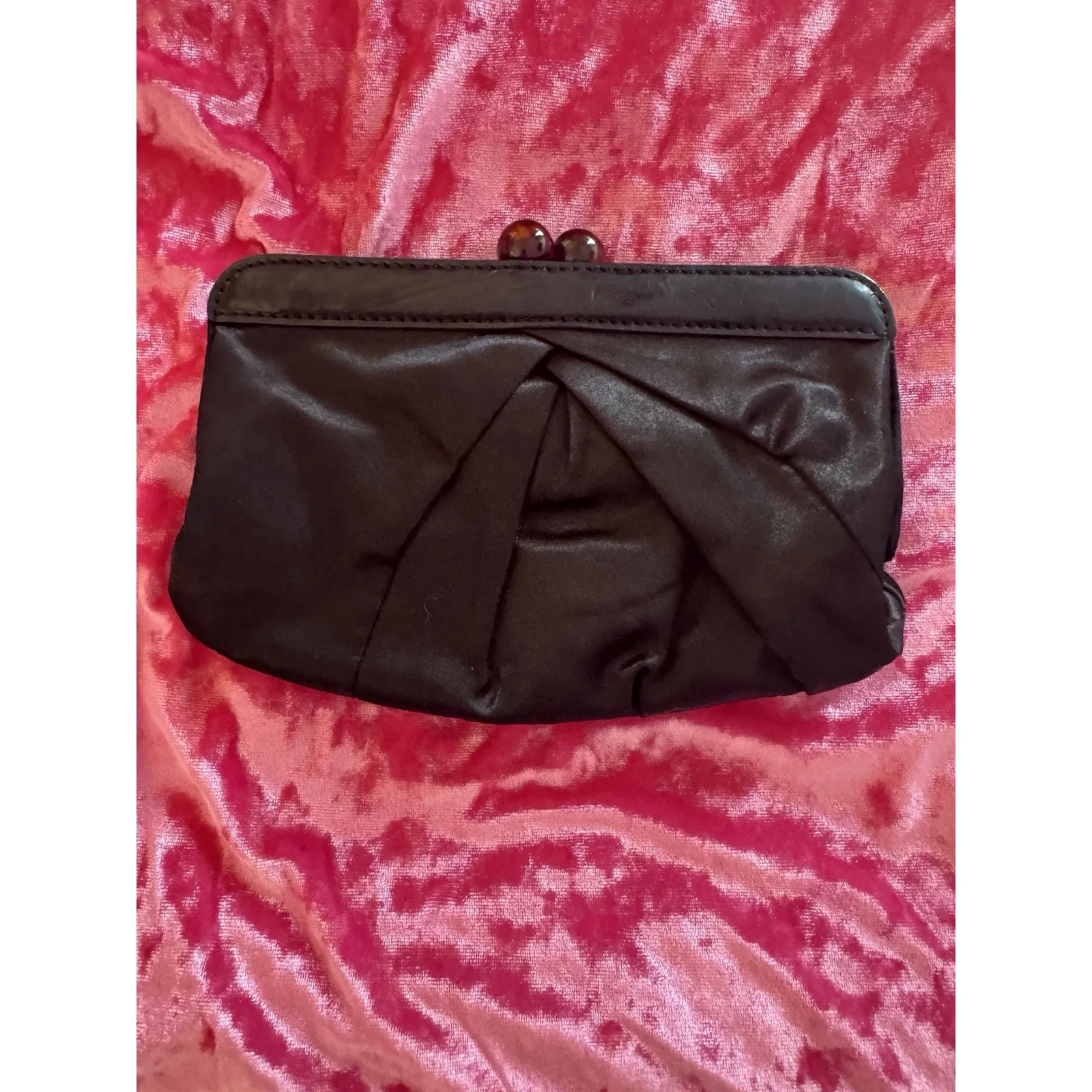 Simply Vera Wang Black Clutch Embellished Glam Formal Wedding Special Occasion - Image 2