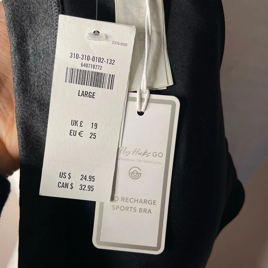 NWT Gilly Hicks by Hollister Go Recharge Racerback Sports Bra (Gray) - large - Image 7