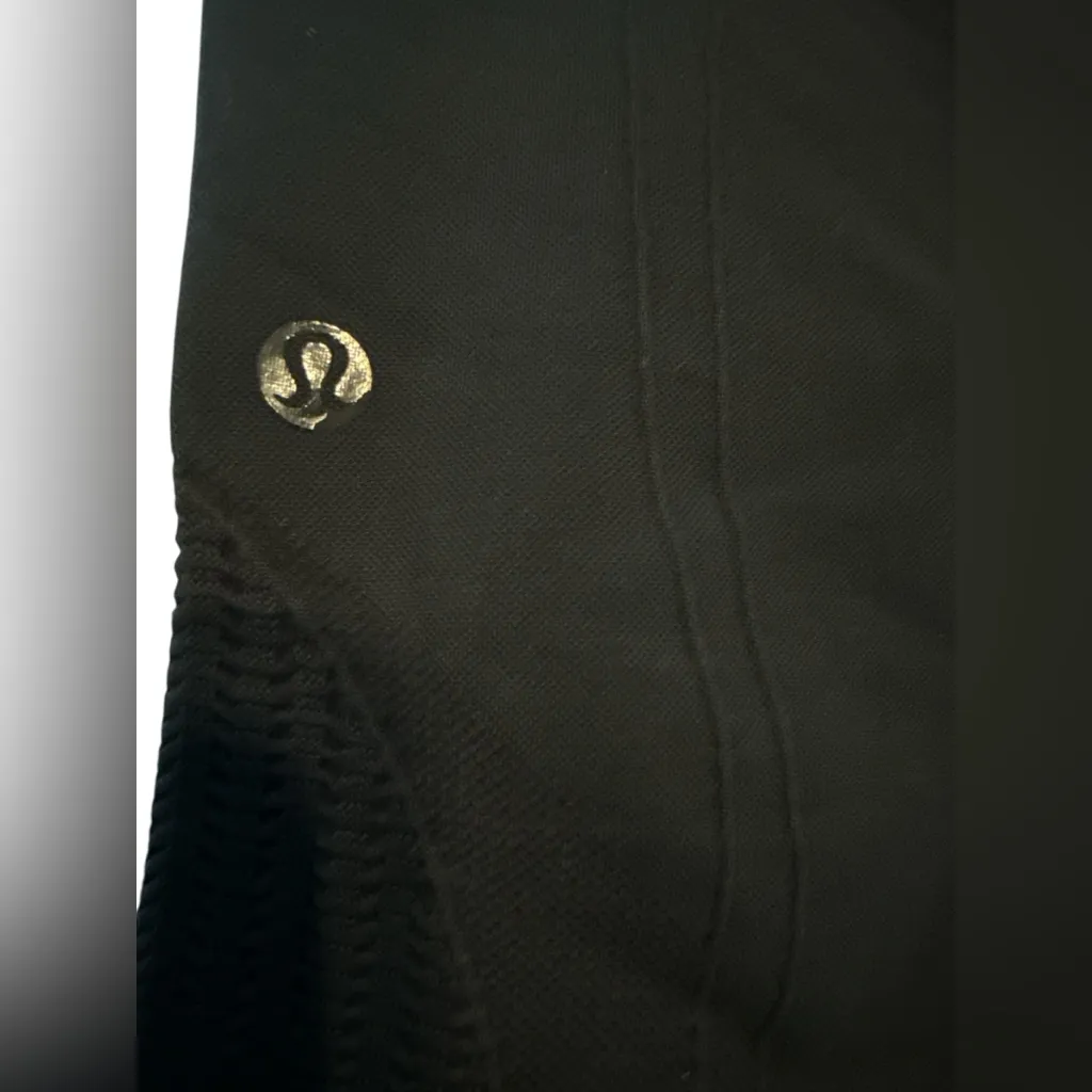 Lululemon Black Seamless Compression Crop Leggings high rise athleisure yoga - Image 6