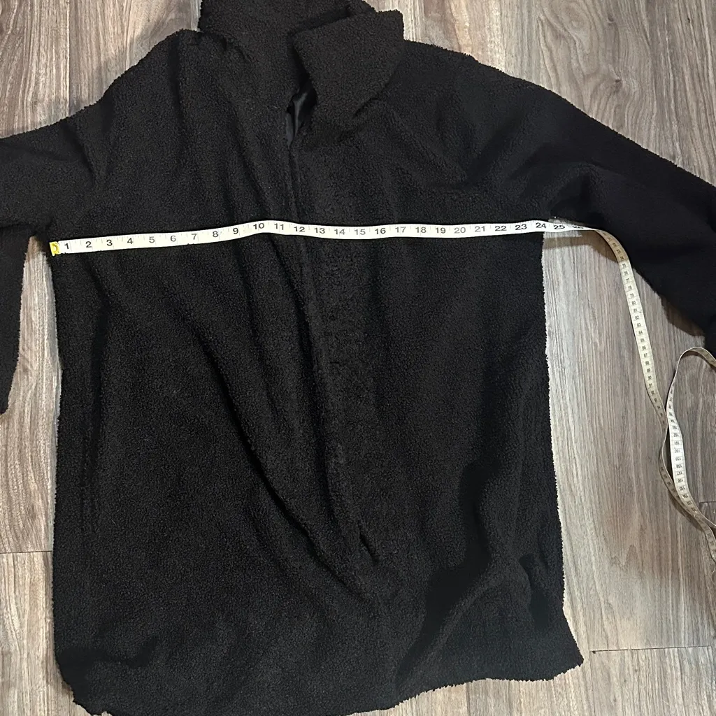 Black Teddy Jacket for Women Size XXL - Image 11