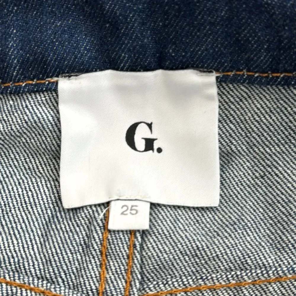 G. Label by Goop Alison Button Fly Boyfriend Cuffed Hem Jean Size: 25 - Image 5