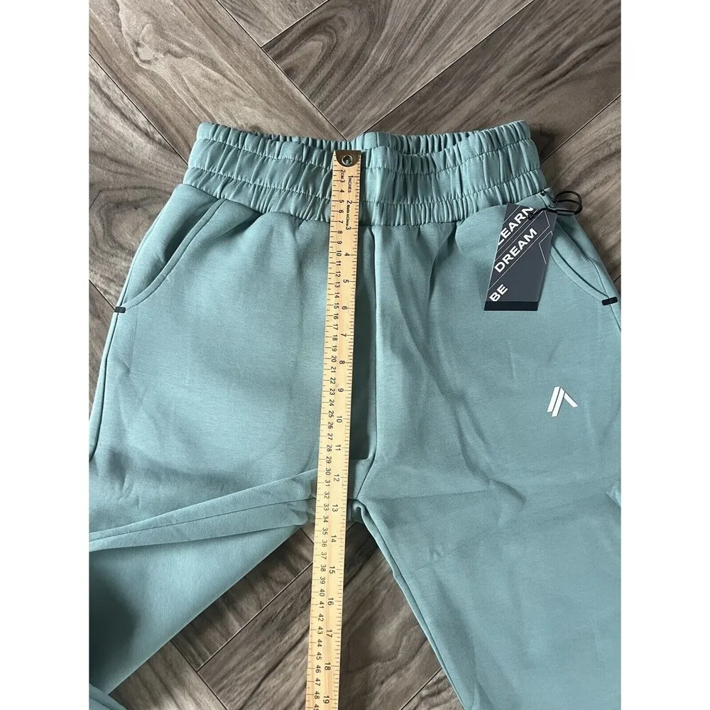 ALPHALETE WOMEN'S ELMTS RELAXED CUFFED JOGGER - Teal , Size Medium - Image 8