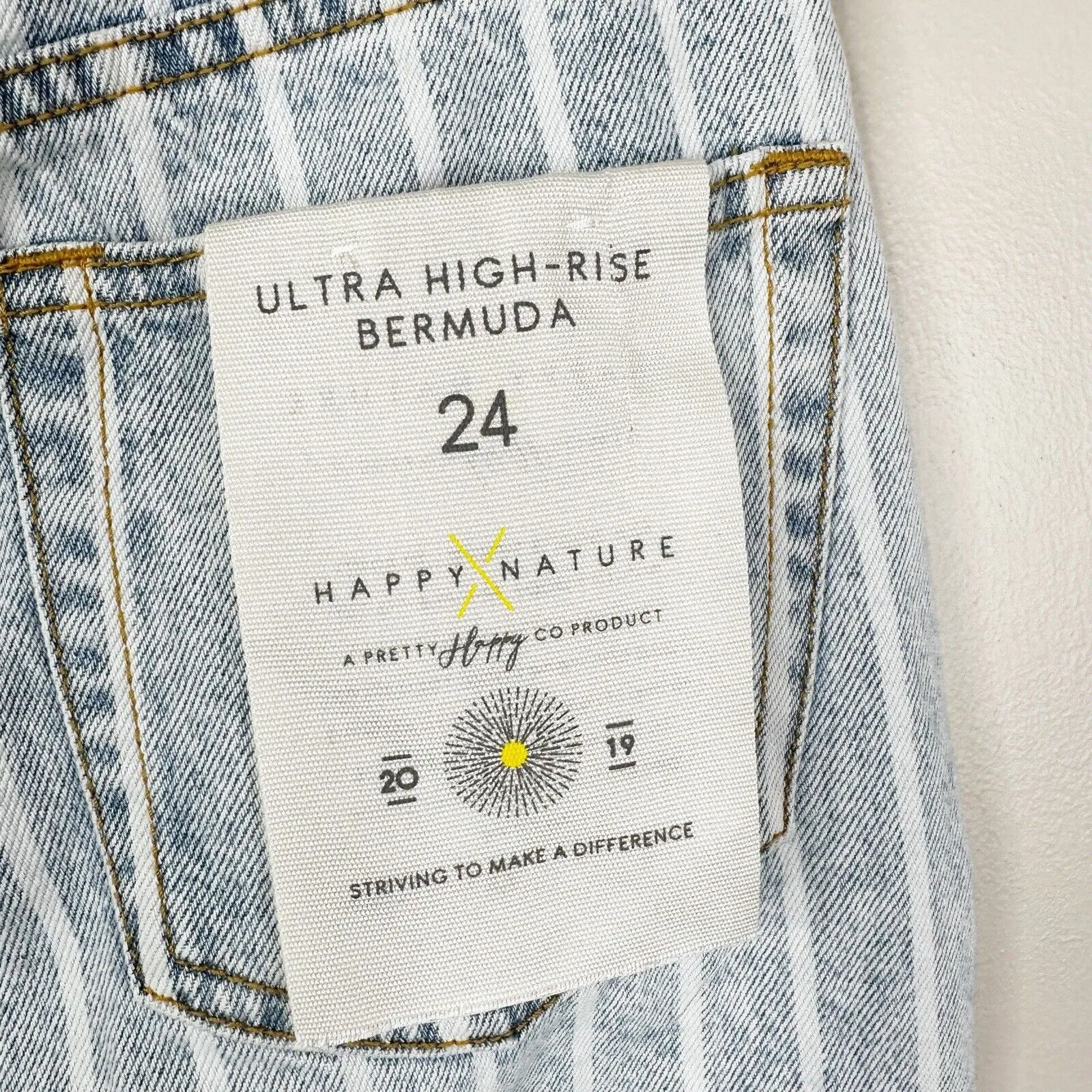 NEW Happy X Nature Shorts 24 Striped Ultra High - Image 9