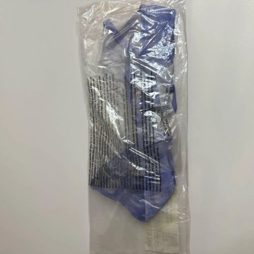 New Savage x Fenty Watercolor Tie Dye Half Cup Lace Bra Purple Rain Tie Dye Blue Size undefined - Image 7