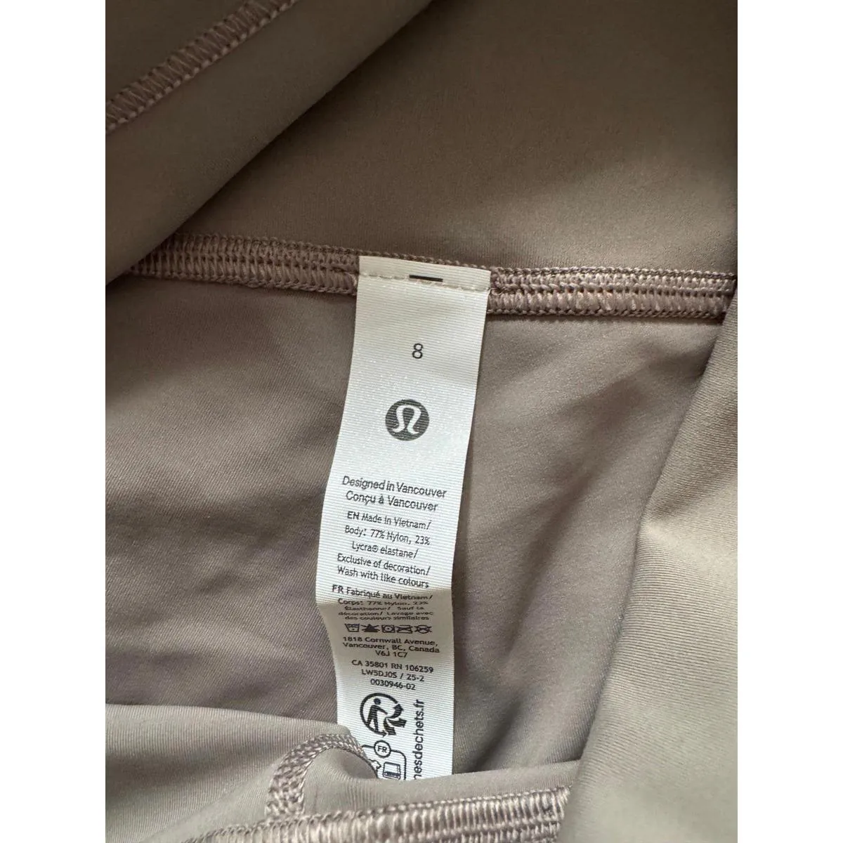 Lululemon Wunder Train High Rise 28” Warm Ash Grey Size 8 NWT - Image 6
