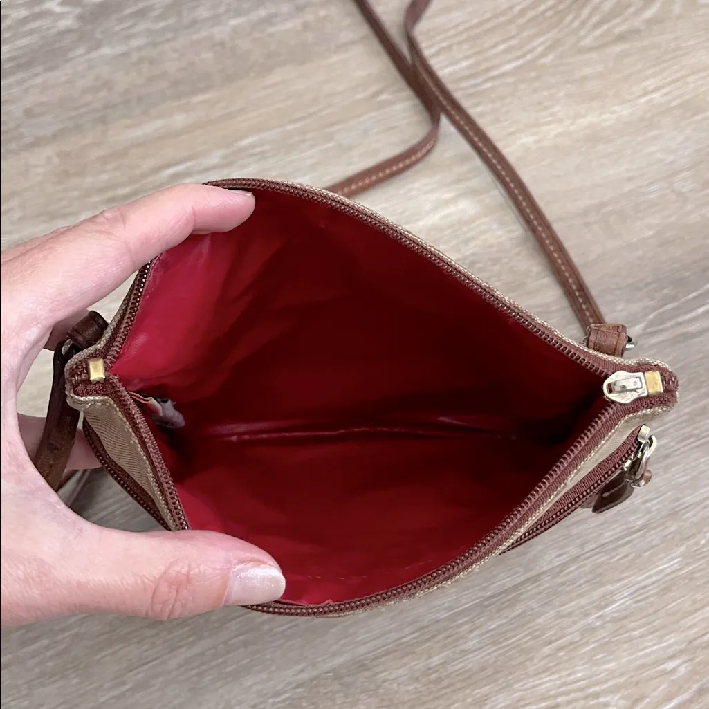 Disney Parks x Dooney & Bourke leather & fabric Mickey Mouse crossbody bag - Image 10