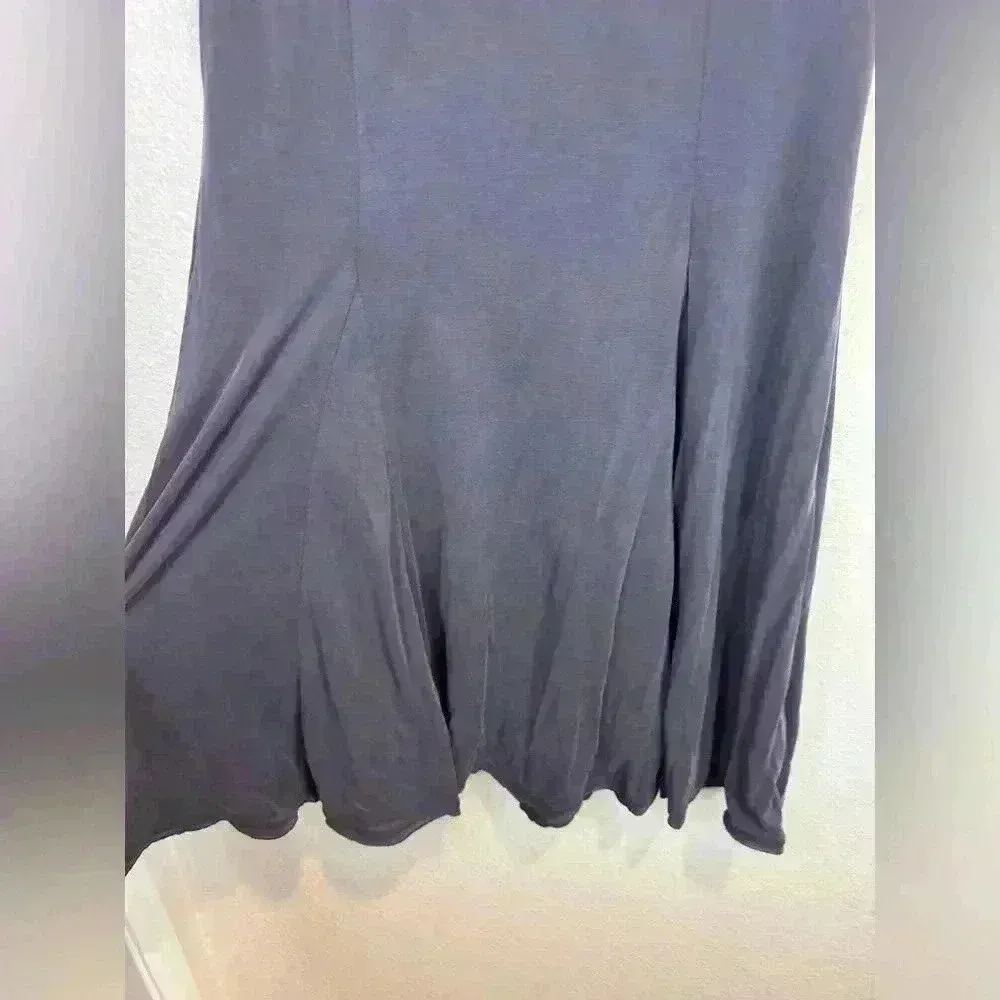 Silence & Noise Silence + Noise Violetta Cupro‎ Mock Neck Mini Dress Size S - Image 9