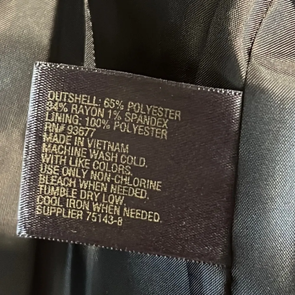 Worthington PS blazer w/shoulder pads cherry cordial 1 button front 3 button slv - Image 7