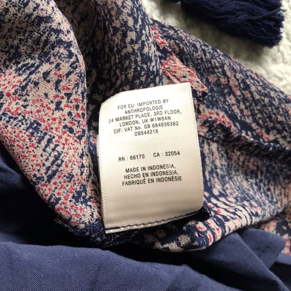 𝅺Anthro Floreat New Zharah Pink Python Snake Print Boho Tie Side Dress Small - Image 11