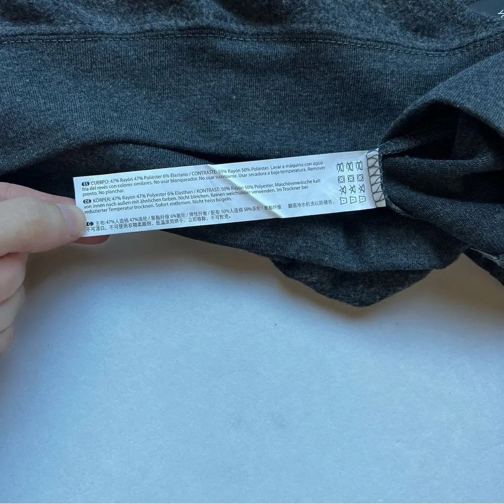 Wildfox  Hello Lovely Grey Baggy Beach Sweatshirt Size Small NWT - Image 9