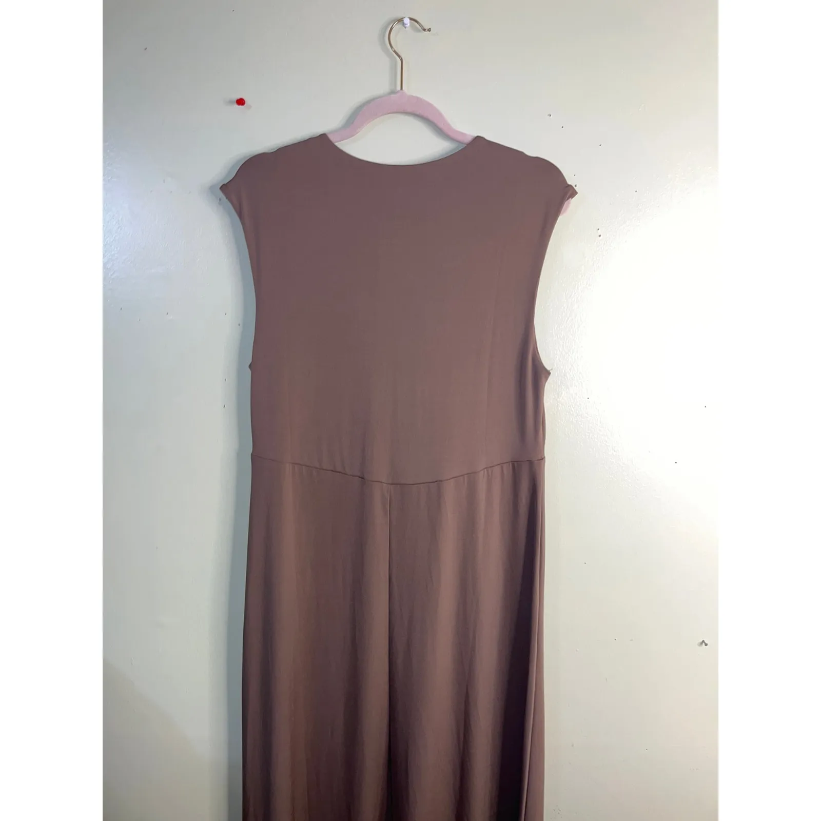 The Occasion by Old Navy Twist-Front Maxi Dress
 Sedimentary, size large tall - Image 6