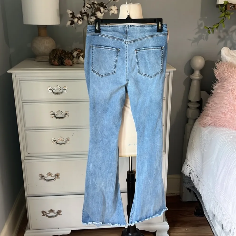 Hippie Jeans Boot Leg Distressed Womens 9 - Image 7