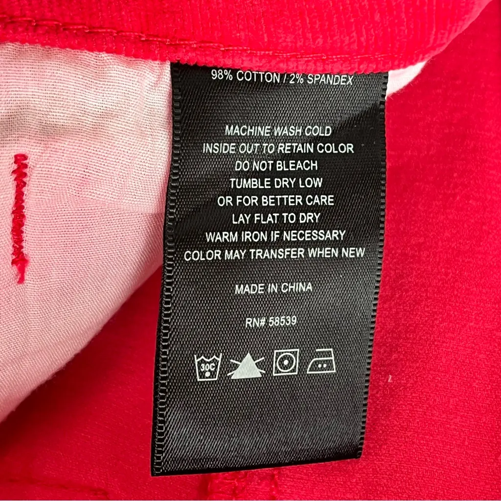 Kut From The Kloth•Hot Pink Skinny Diana Corduroy Jeans•Sz 6 - Image 7