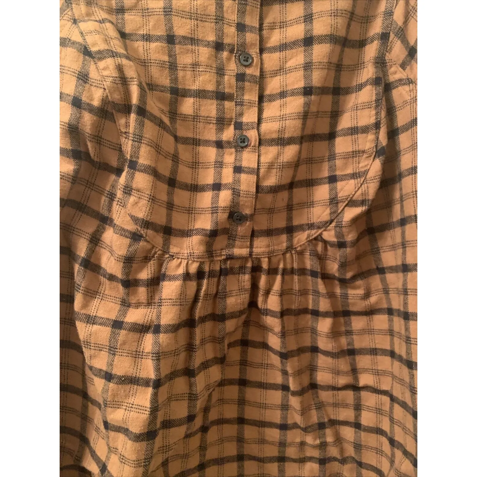 Isabel Maternity by Ingrid & Isabel Women's Size XXL Flannel Plaid Shirt Top - Image 5