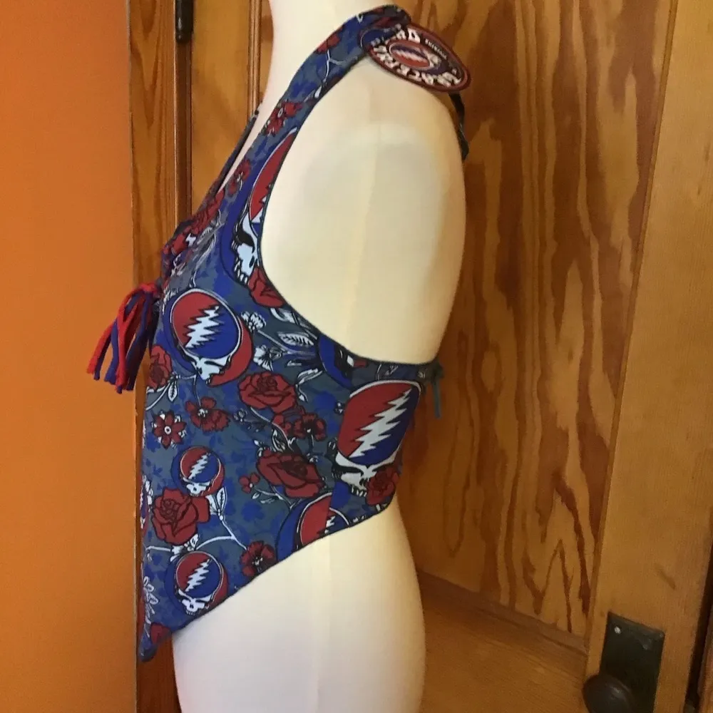 Grateful Dead NWT Must have been the roses halter top - Image 5