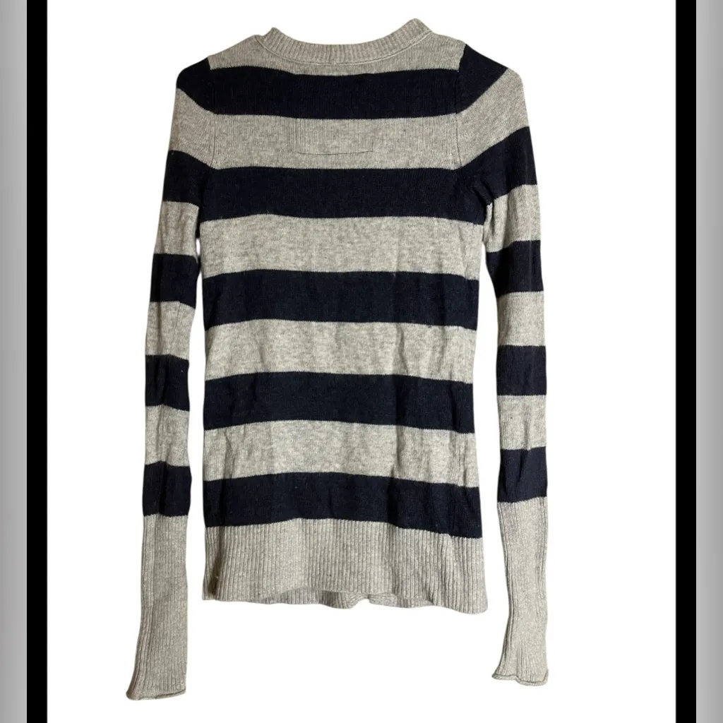 Vintage Y2K Abercrombie and fitch striped cardigan size M - Image 3