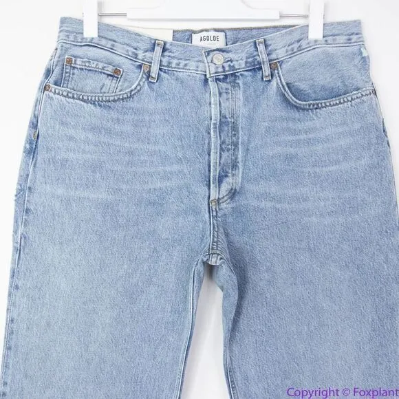 NEW‎ Agolde LANA MID RISE FULL LENGTH STRAIGHT IN FICTION, 32 - Image 3