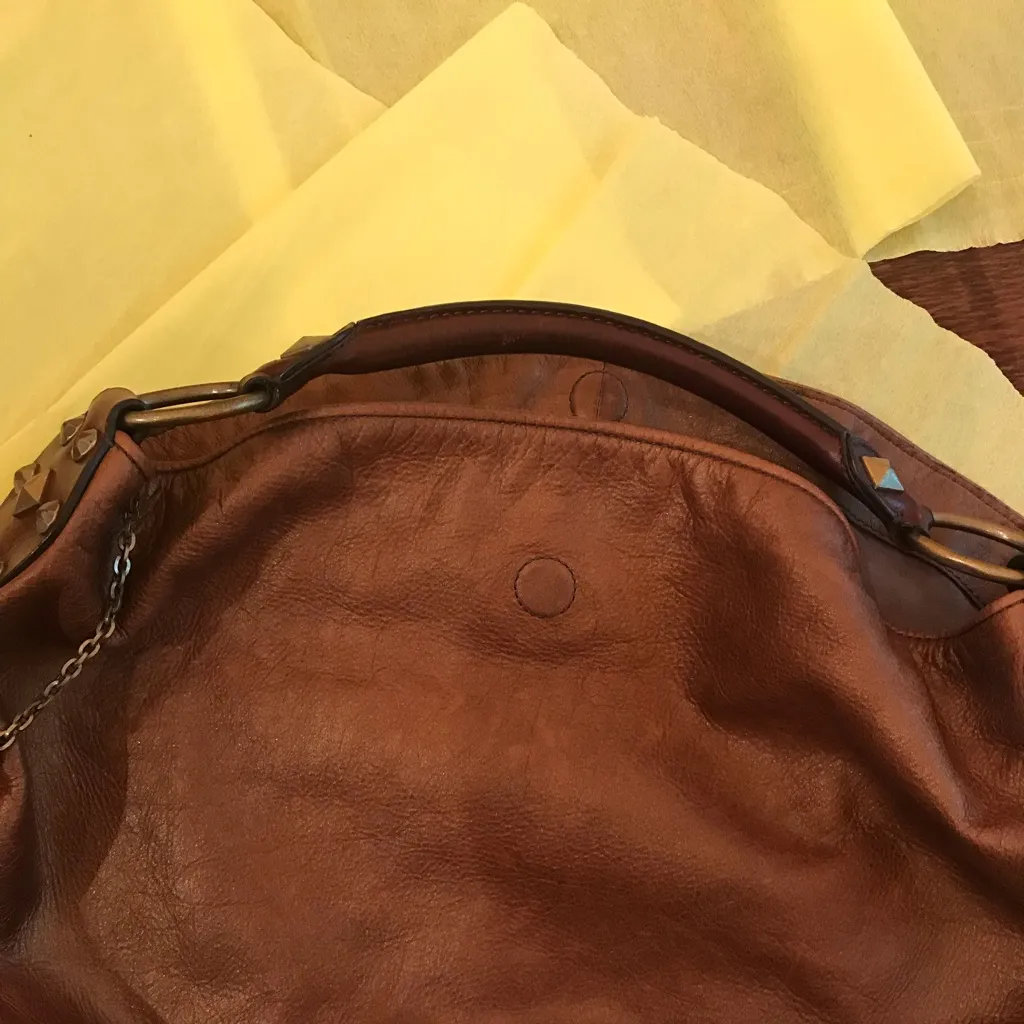 Ellen Tracy hobo bag cow leather - Image 8