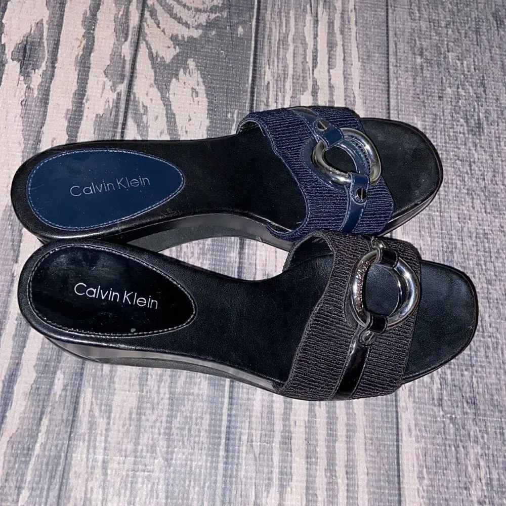 Calvin Klein Black Shoes Size 6M Black - Image 5