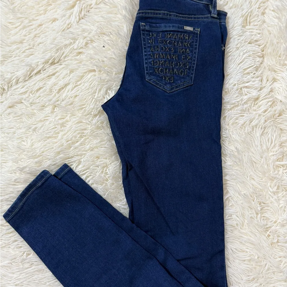 👖🔜 Armani Exchange Blue Skinny Jeans Classic Style - Image 2