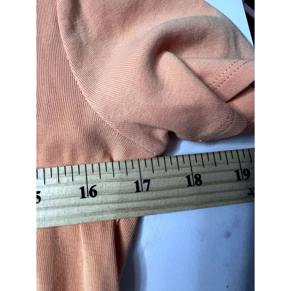 Chico's The Ultimate Tee Women's Sz 0 T-Shirt Orange Cozy Cotton Preppy Capsule - Image 6