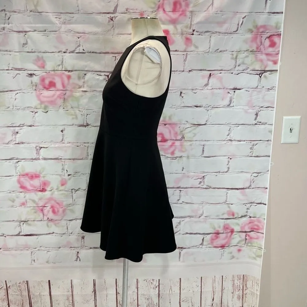 Likely Women's Halter Neck Skater Fit & Flare Party Dress In Black Size 8 - Image 7