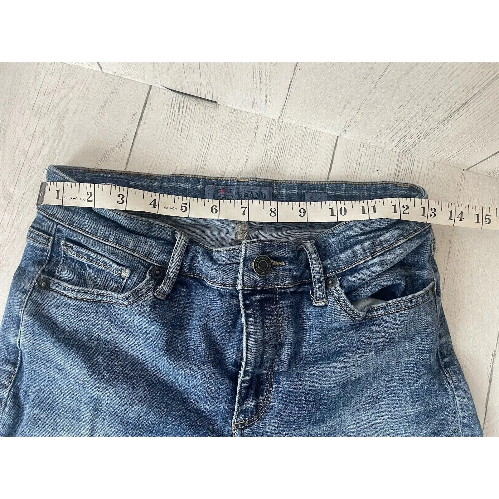 Lucky Brand ORTA Premium Skinny Jeans Released Raw Hem 6/28 - Image 5