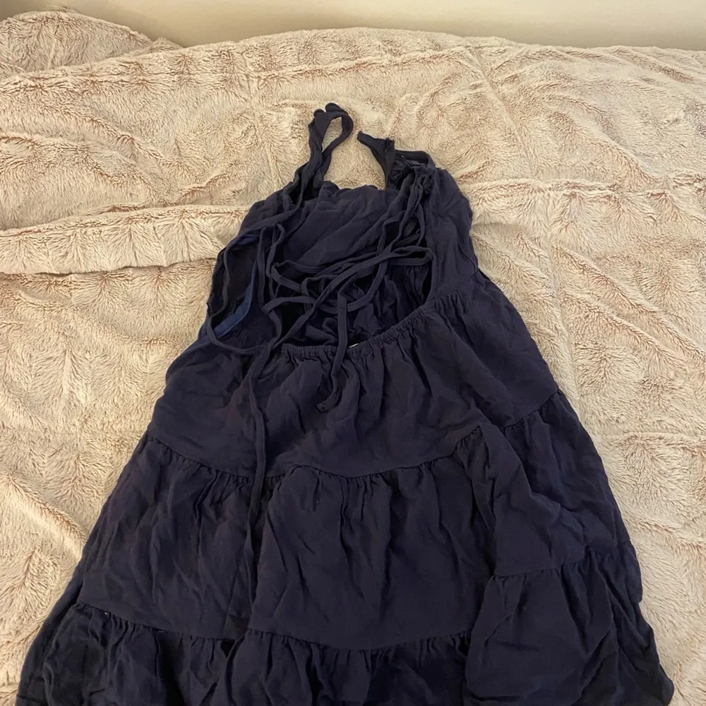 altard state dress w lace up back- medium - Image 3