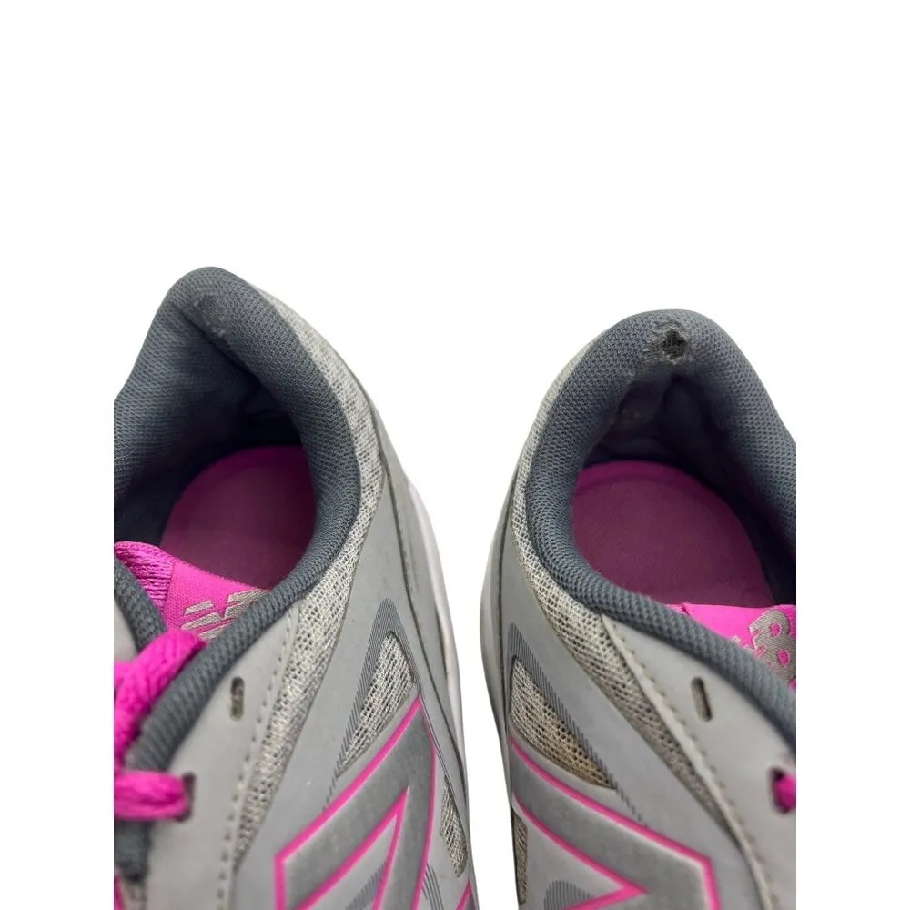 New Balance Womens 490 V4 Grey & Pink Running Shoes Size 9 US Sneakers - Image 4