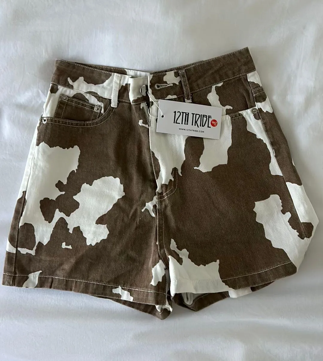Midland Cow Print Shorts - Image 2